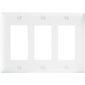 Pass & Seymour Wht 3G Nyl Wall Plate TP263WCC12